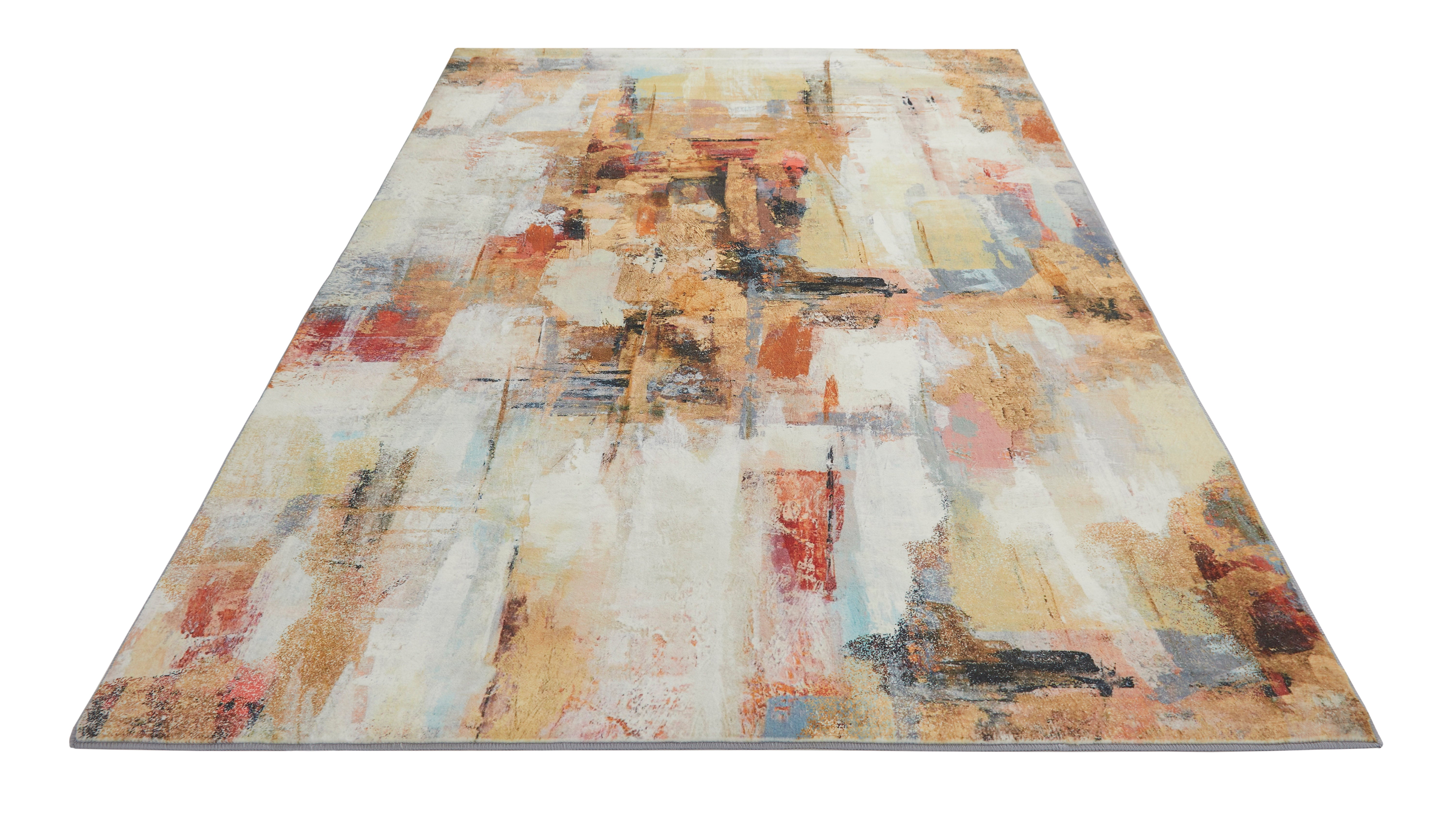 Concept Looms Lux Washable LUX03 Beige Multicolour Rug
